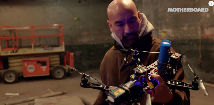 Check Out This Drone Dogfight Using Nerf Disks as Bullets