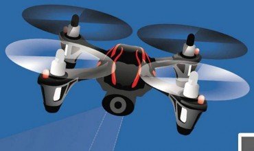 Illustrated Camera Drone