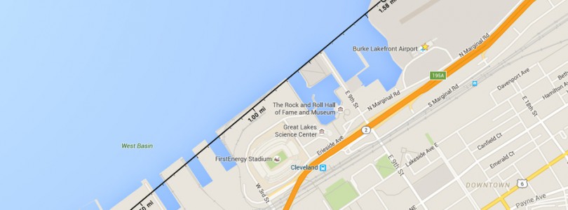 Map of Cleveland Airport