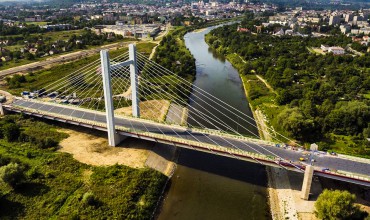 Drone Photo of BridgeScience Channel Features New Drone Show