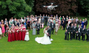 Wedding Party From Drone