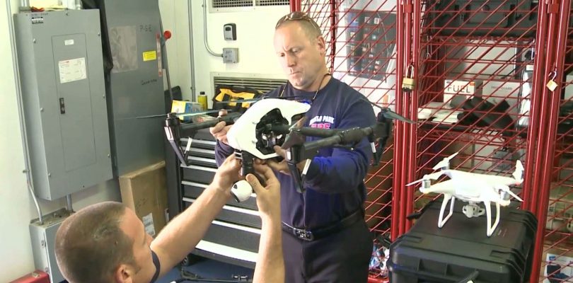 Drones Fighting Fires