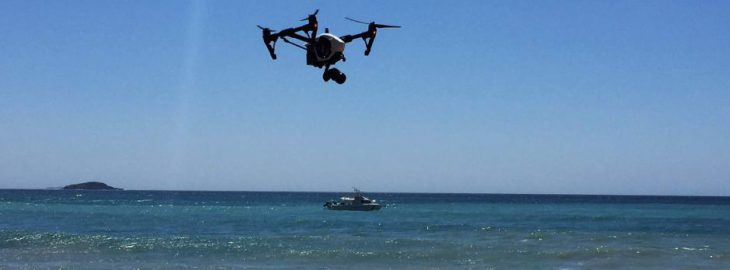 Drone Over Ocean